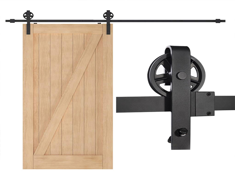 MRD- T032 BARN DOOR HARDWARE KIT (BIG WHEEL)