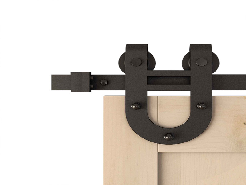 MRD- T036 BARN DOOR HARDWARE KIT (BIG HOSESHOE SHAPE)