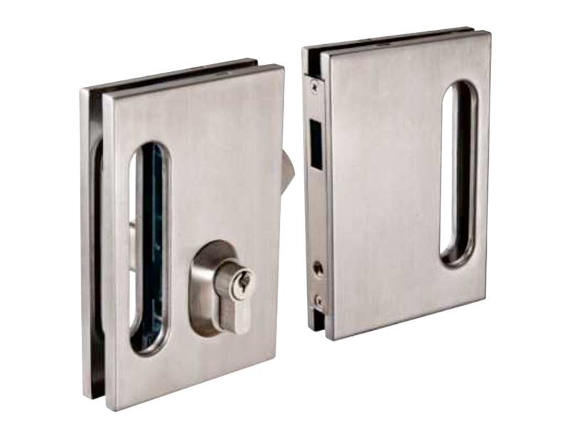 Frameless glass door lock P367