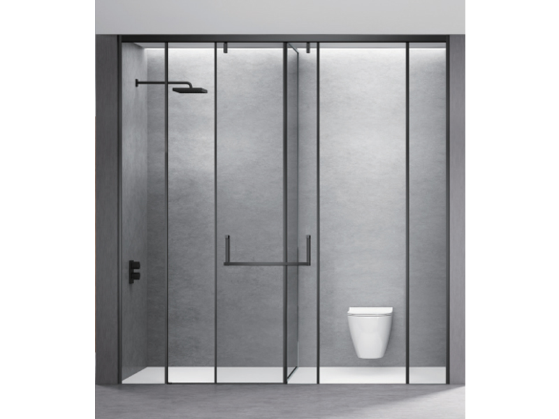 T-Shaped Reciprocal-Sliding Shower Stall