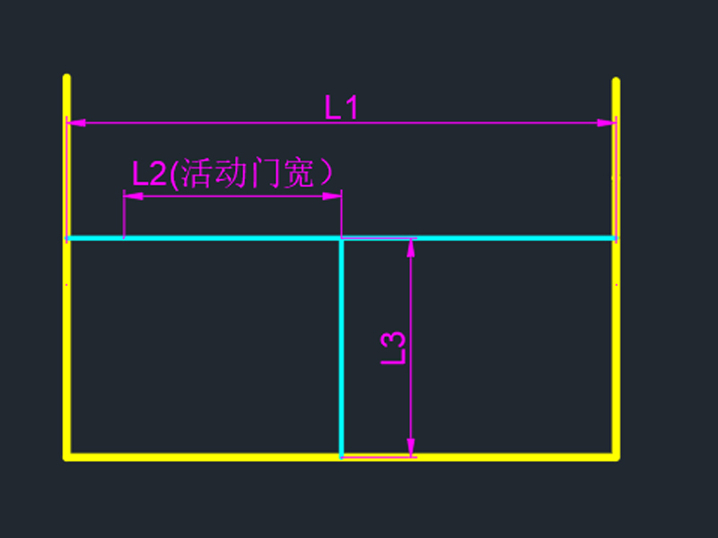 T-Shape Interacting-Sliding Shower Room